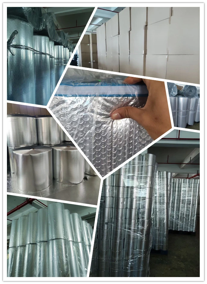 Aluminium Self Adhesive Sound Insulation Material Bubble Foil Wrap Insulation