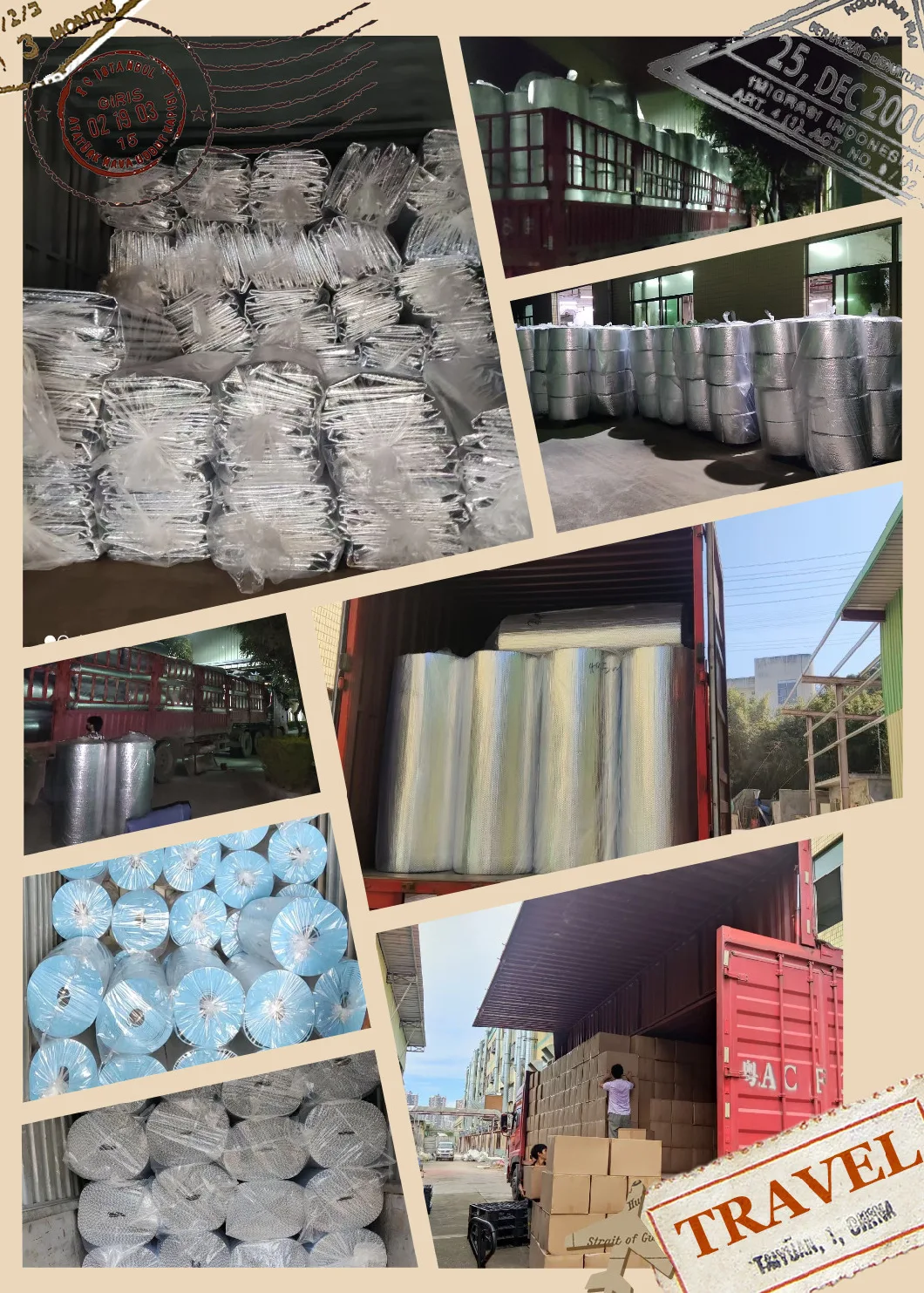 Aluminium Self Adhesive Sound Insulation Material Bubble Foil Wrap Insulation